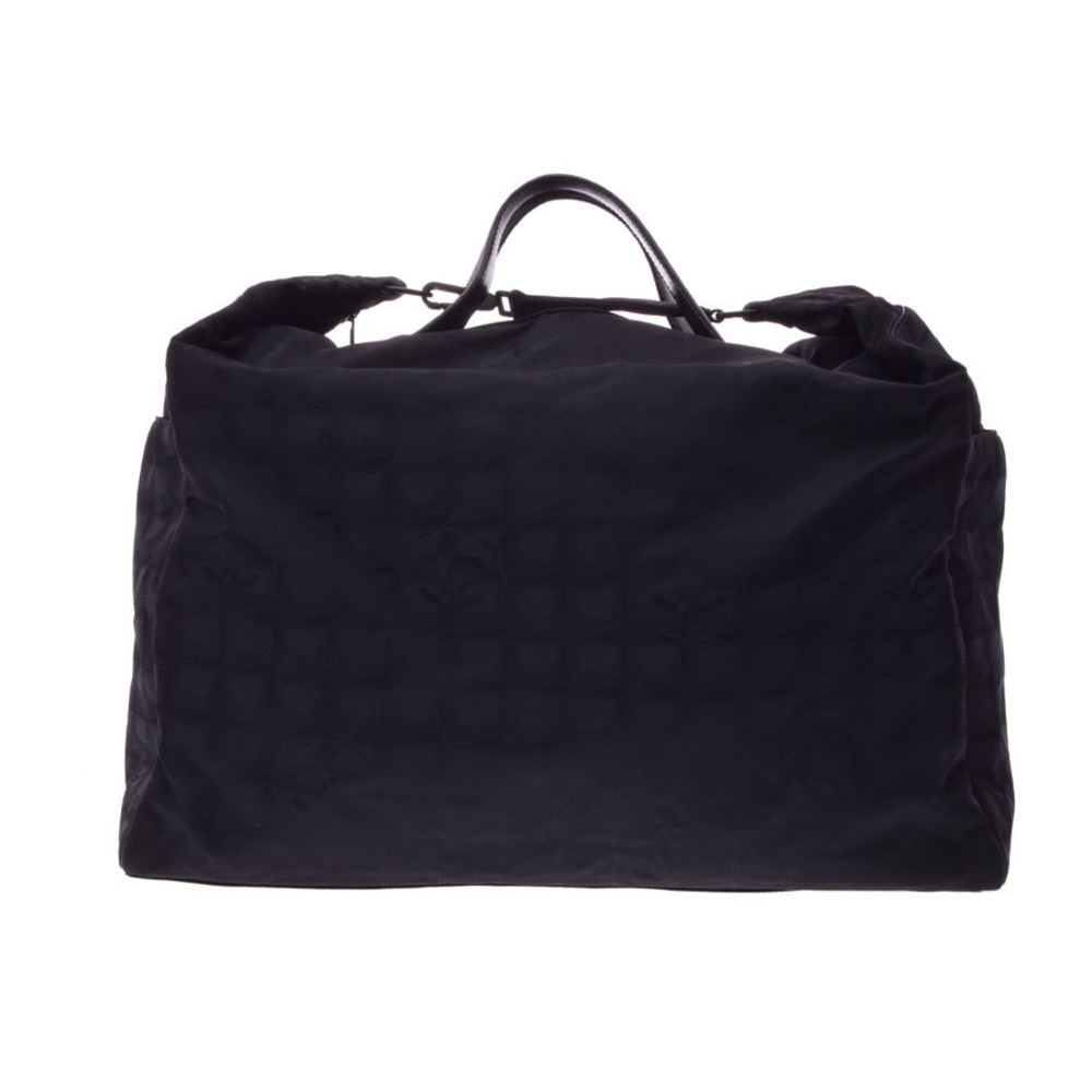 Chanel Boston Bag Black Strap